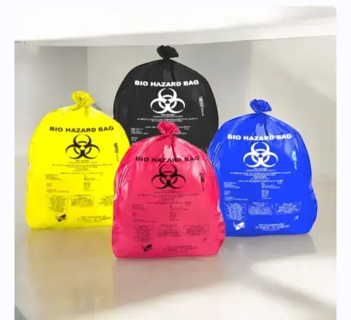 Hospital garbage bags 24x26 black (2kg)