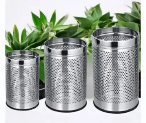 Ss Dustbin Open 7x10 Perforated